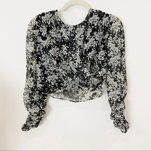 NEW Zara floral crop top
